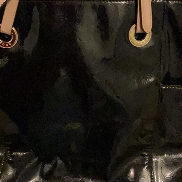 Michael by Michael Kors Black and Tan Tote Bag - Picture 13 of 13